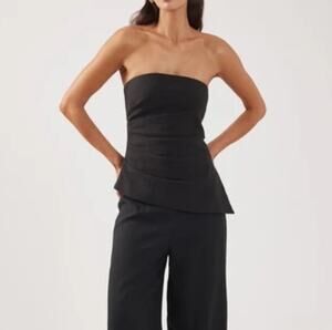 NWT Perfect Stranger Menorca Asymmetrical Strapless Top